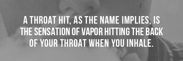 Achieve That Ideal Throat Hit When Vaping Either Freebase or Salt-Based E-Liquids